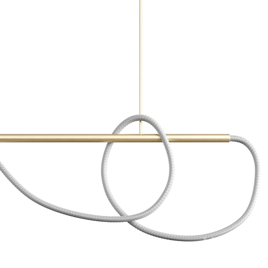 Festif Linear Pendant Lamp by Dbianco vol 6 - Image 2
