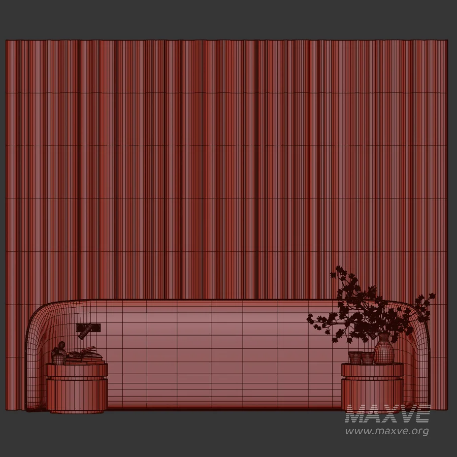 Organic Headboard Set07 - Image 7