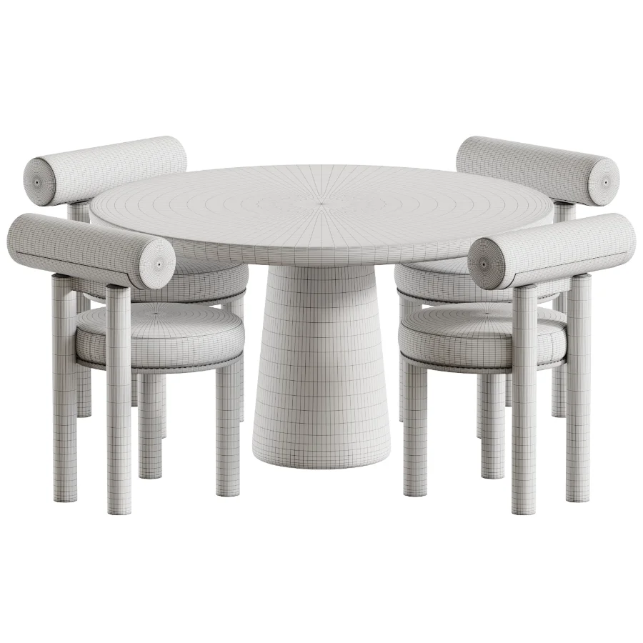 DINING CHAIR grover and Makoto dining table - Image 5