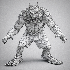 Realistic Muscular Werewolf Monster - Thumbnail 8