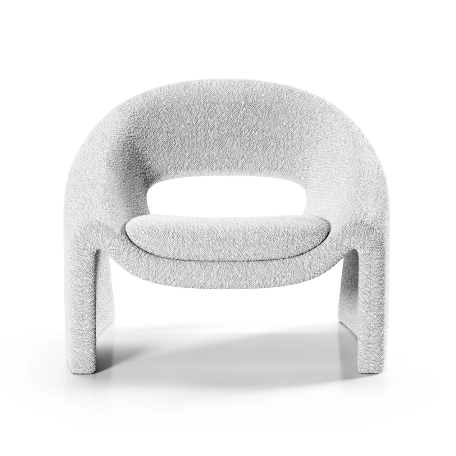Sacha Performance Bouclé Armchair - Image 2