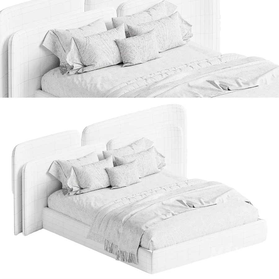 Modern Double Bed - Image 3