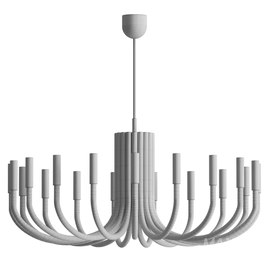 Rousseau Large Oval Chandelier - Image 3