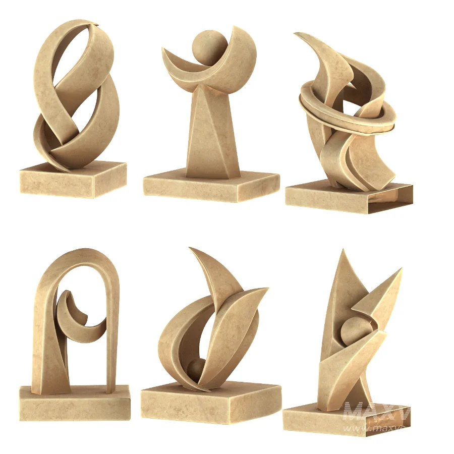 Abstract Modern Sculpture 03 - Image 2