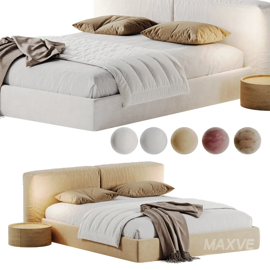 Modern Upholstered Bed Frame - Image 7