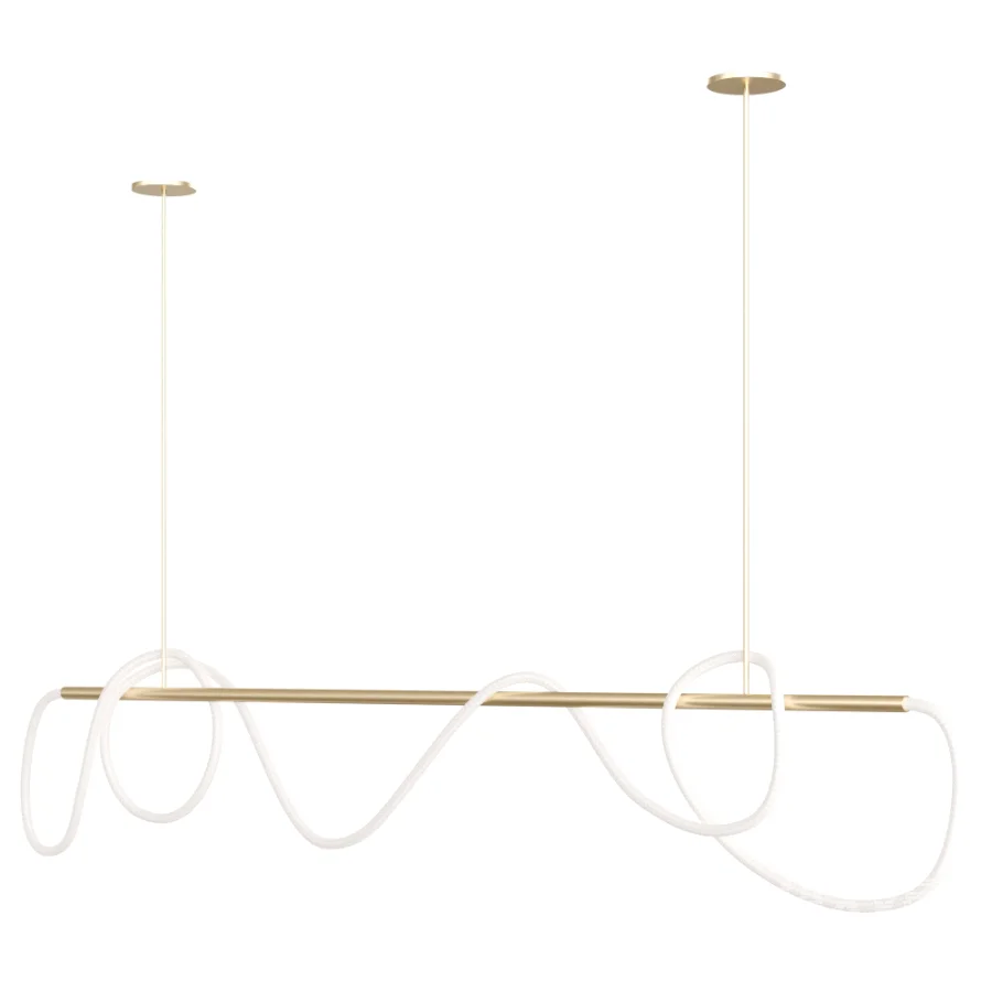 Festif Linear Pendant Lamp by Dbianco vol 4 - Image 6