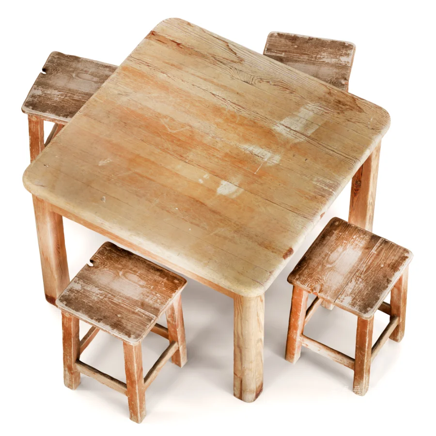 Worn Dining Table - Image 4