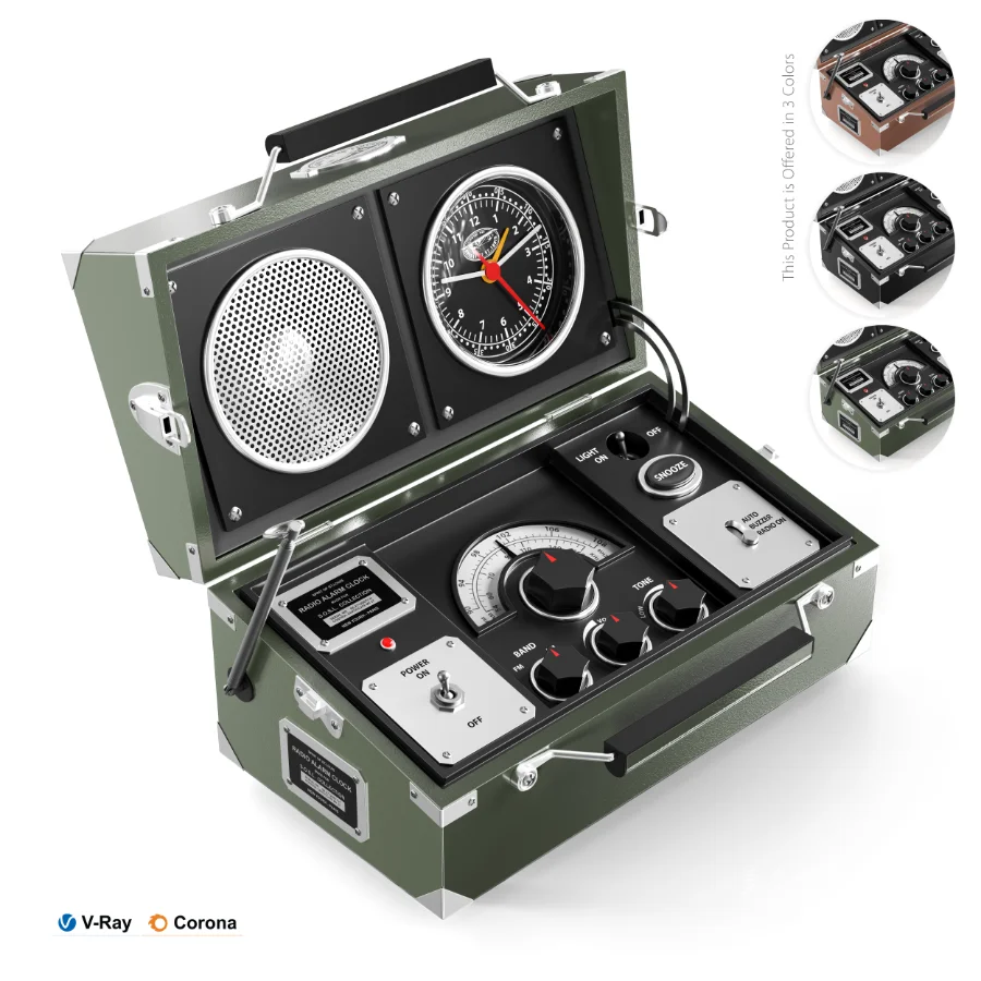AM-FM Radio Alarm Clock - Image 1