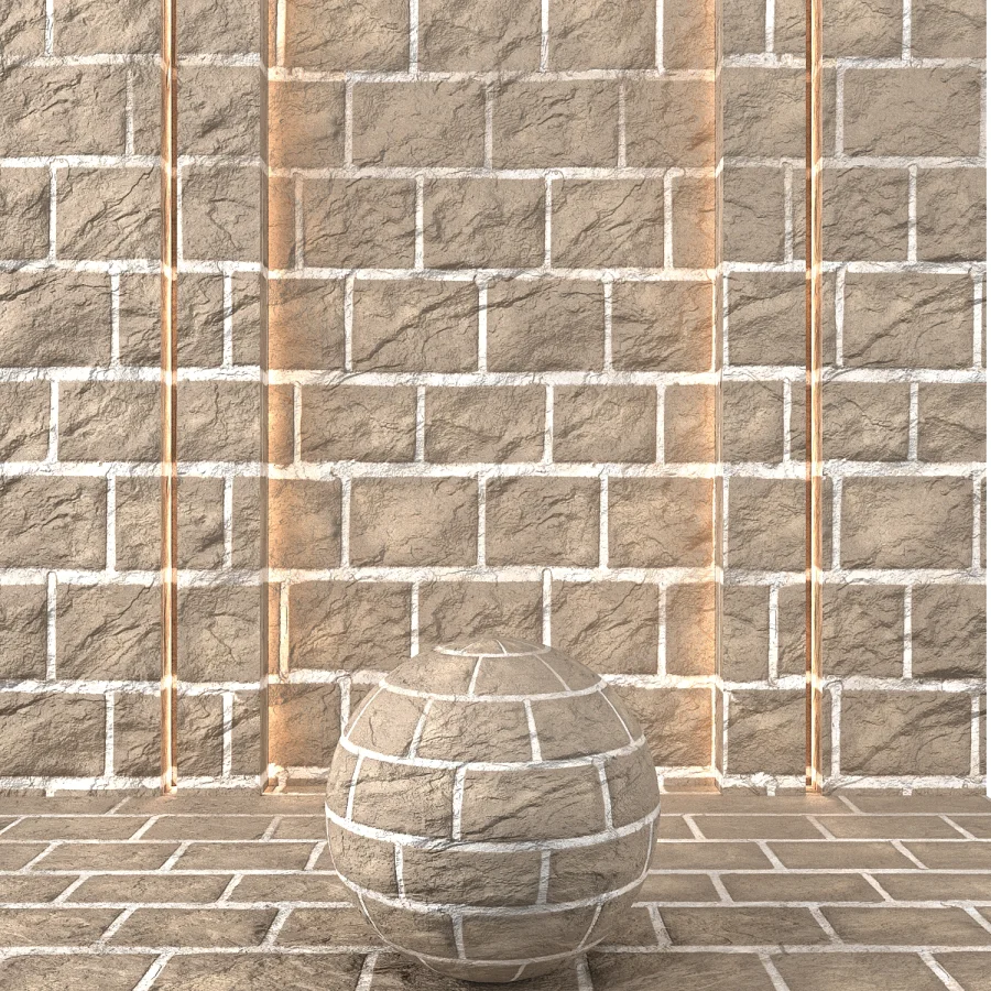 Brick Stone Wall - Image 2