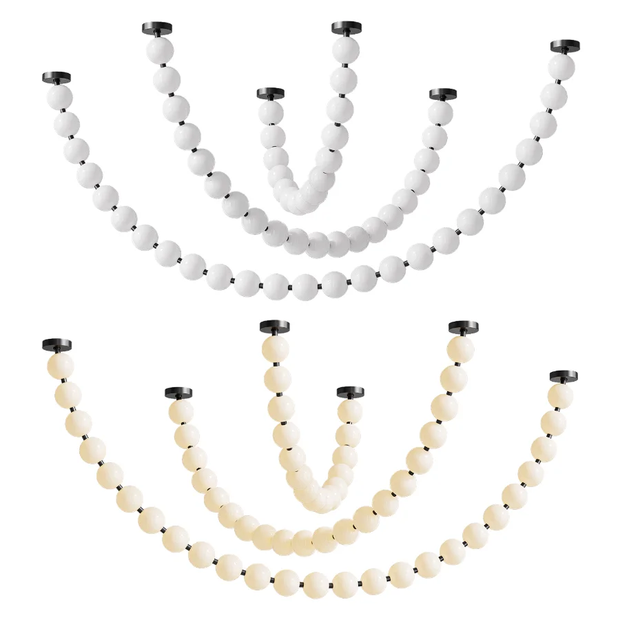Pearl Necklace Chandelier - Image 4