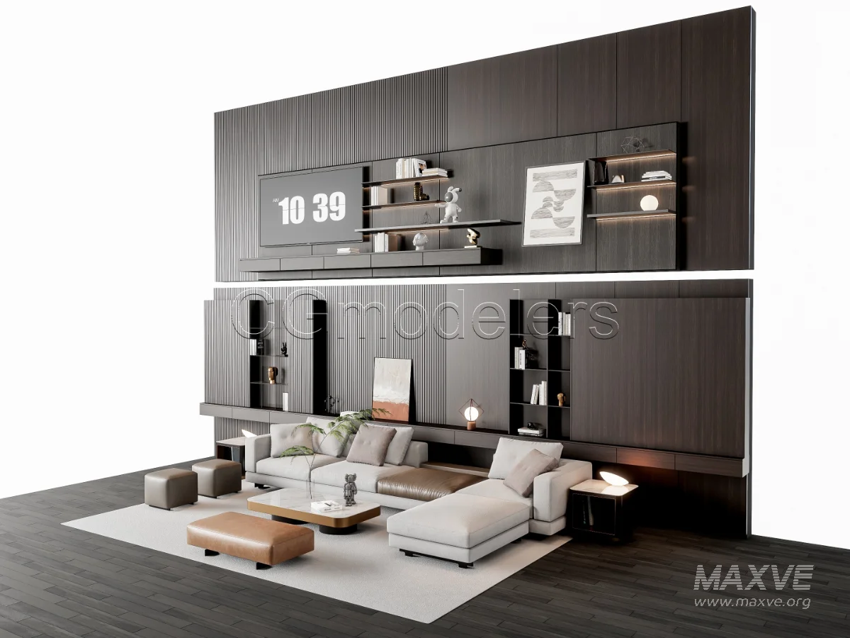 MODERN LUXURY LIVING ROOM SET 16 - Image 14