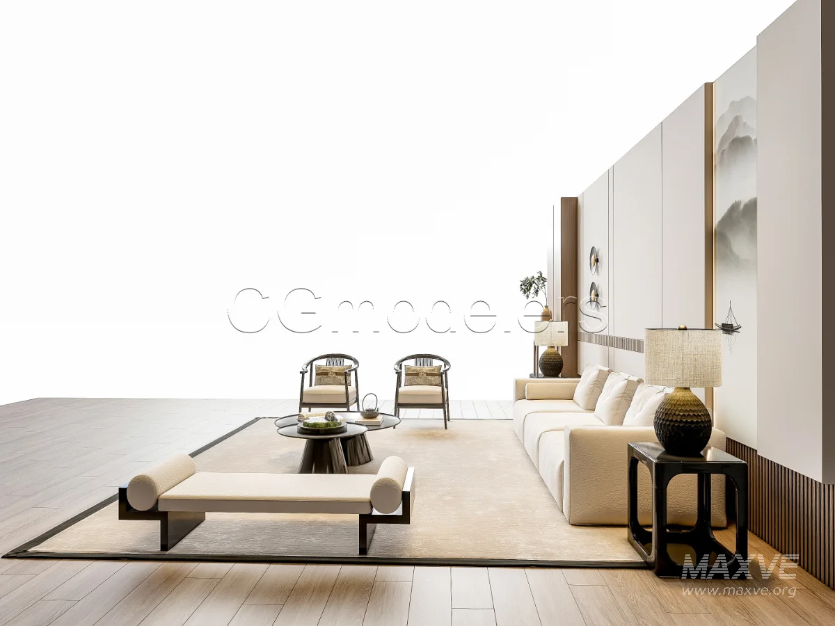 MODERN LUXURY LIVING ROOM SET 1 - Image 2