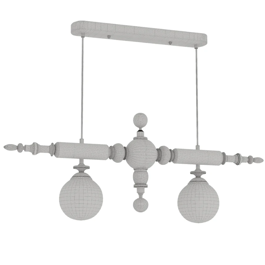Cambridge Wooden Chandelier - Image 4