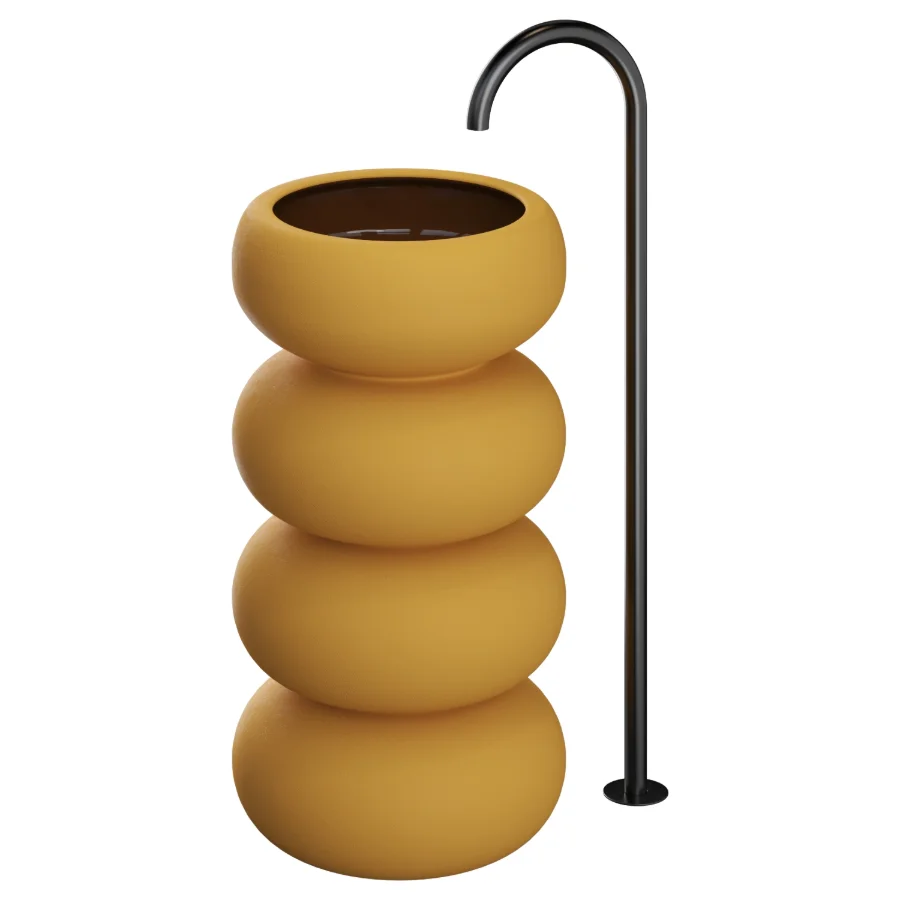 Freestanding Clay Basins FB IV | Studio LOHO - Image 2