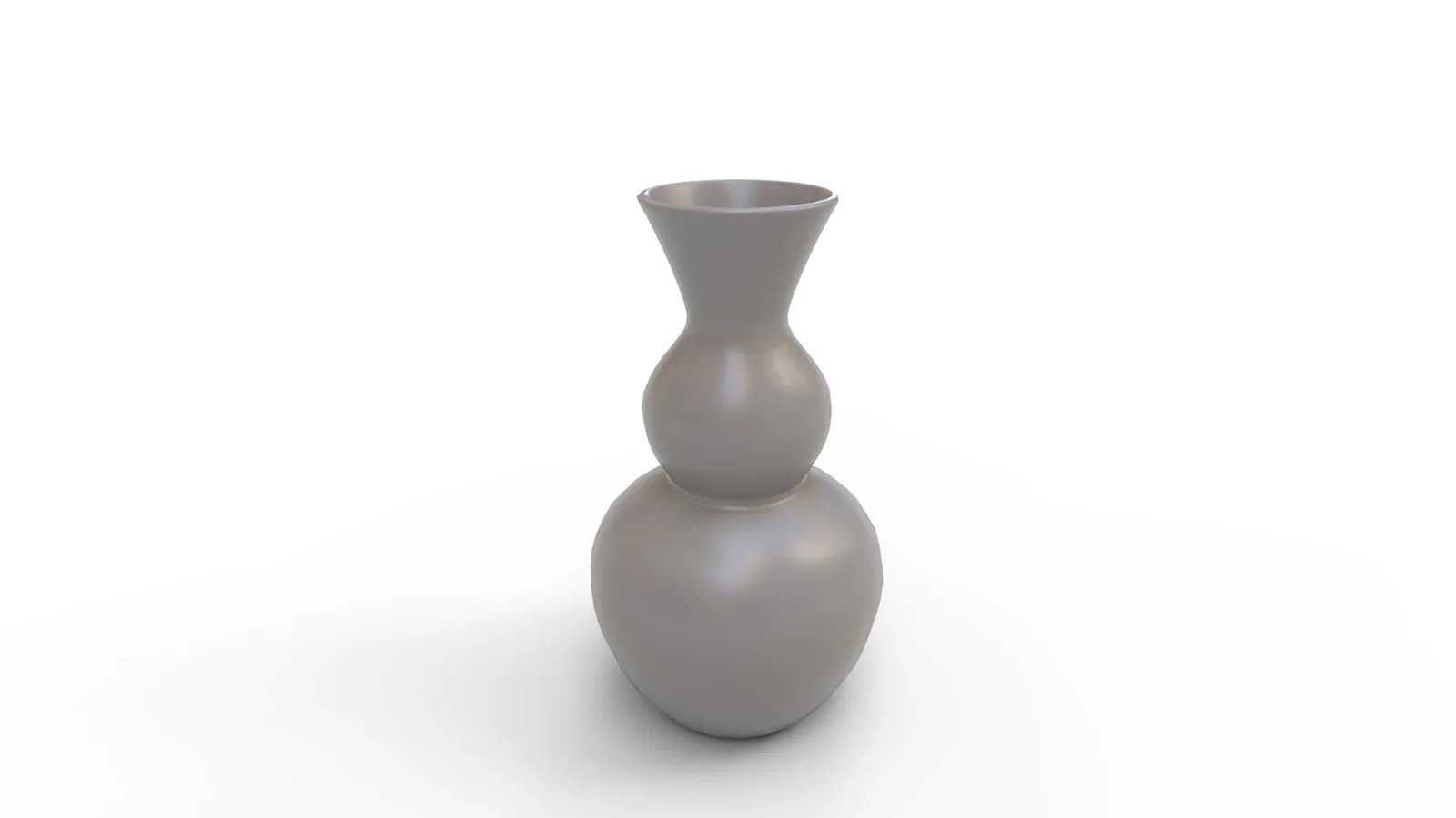 Bradburn Home Double Gourd Stripe Floor Vase - Image 3