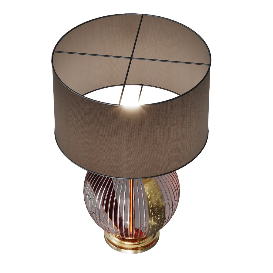 Baldi Home Jewels Lucciola Green Crystal Table Lamp - Image 4