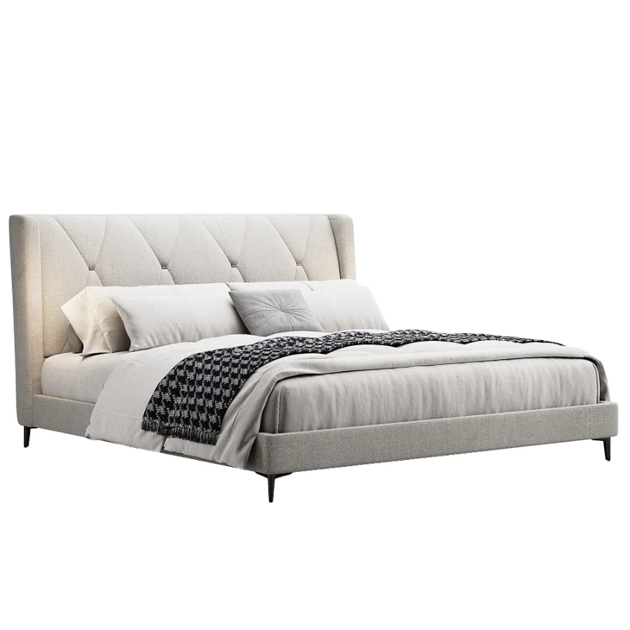 Scandinavian double bed 11 - Image 2