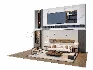 MODERN LUXURY LIVING ROOM SET 3 - Thumbnail 2