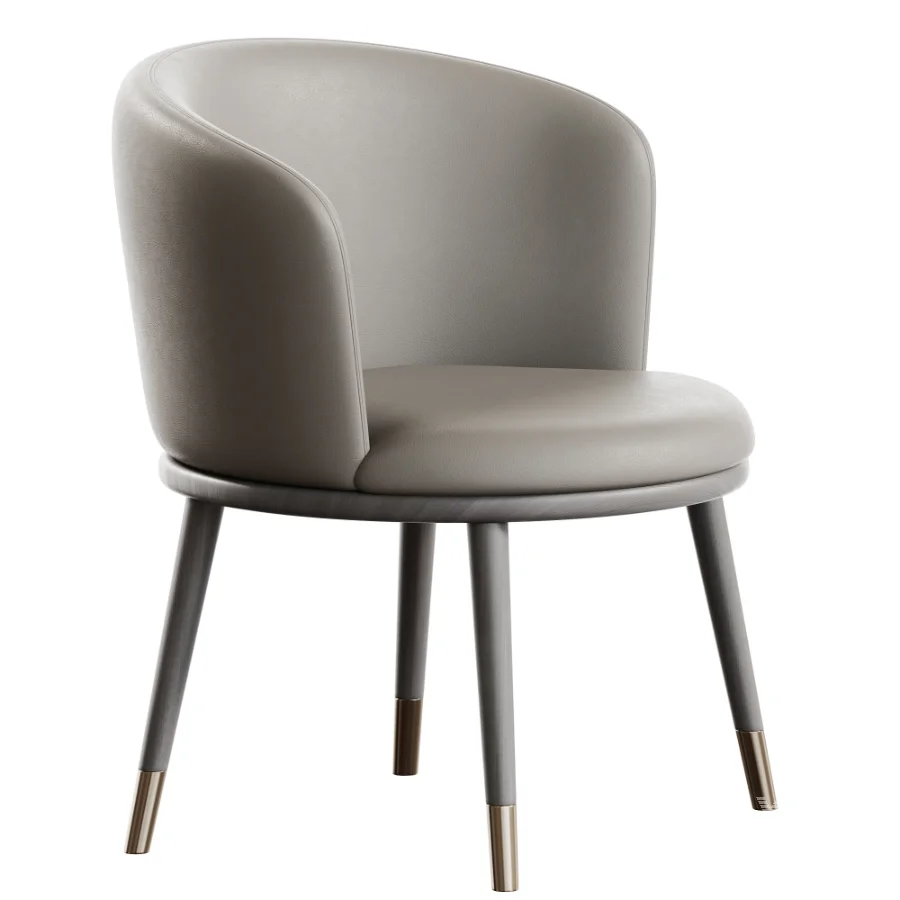 Modern Leather Arm Chair - Image 3