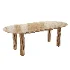 Oval Extendable Wooden Dining Table - Thumbnail 4