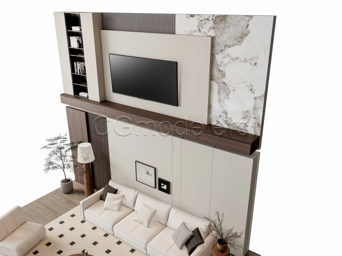 MODERN LUXURY LIVING ROOM SET 6 - Image 6
