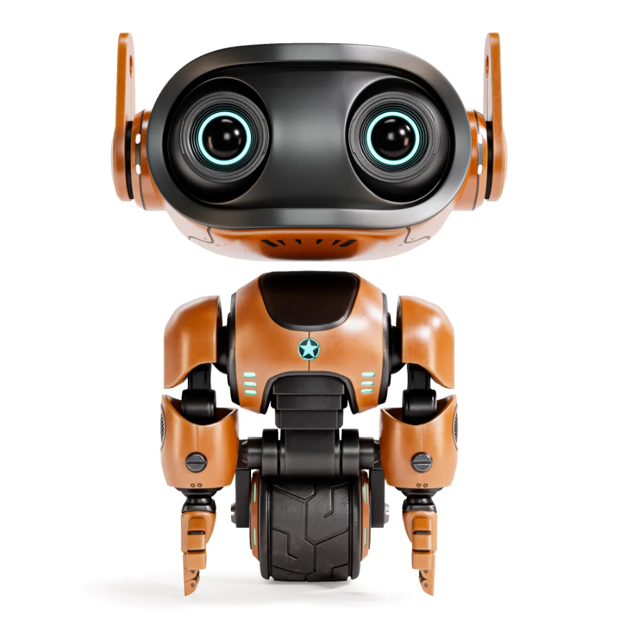 PIXO Stylized One Wheel Companion Robot - Image 1
