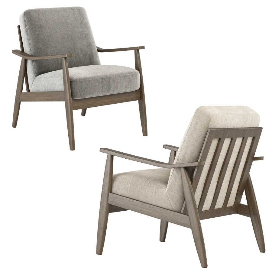 Mid century modern chair 05 - Image 4
