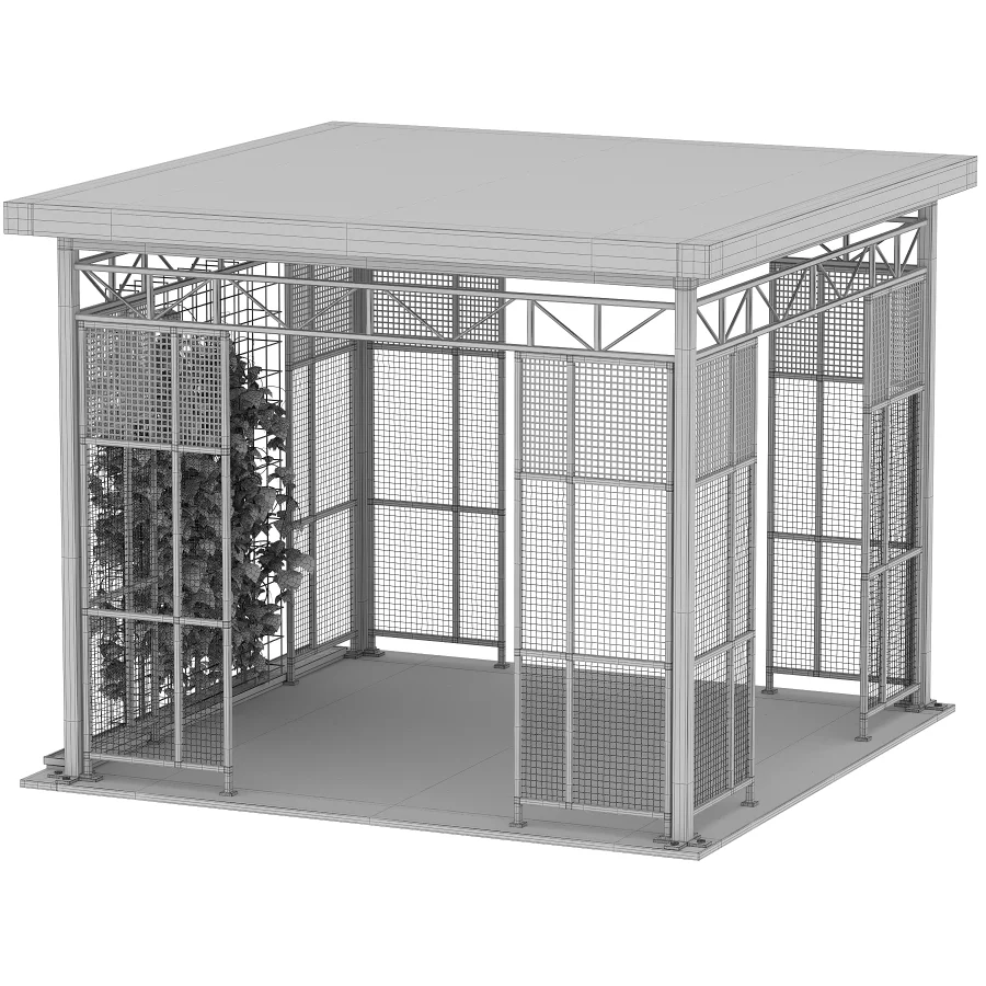 Outdoor Gazebo Metal Pavilion Structure - Image 3
