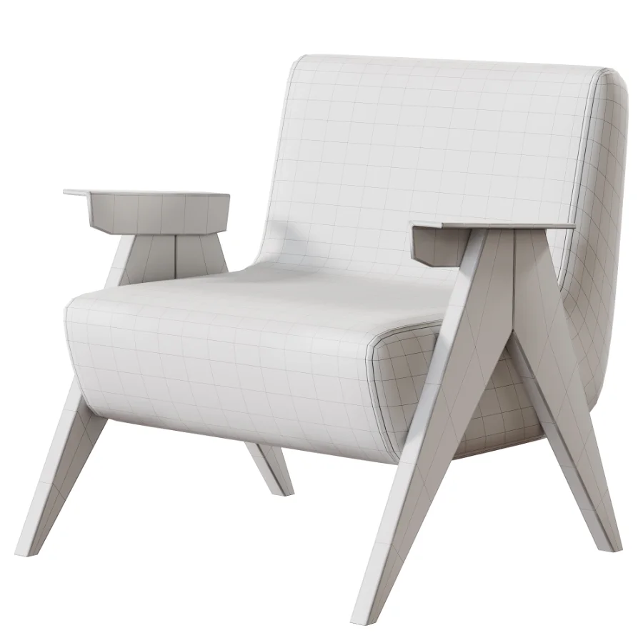Casual White Lemon Color Emerald Green Arm Chair - Image 4