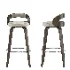 Shelly Swivel counter and bar Stool - Thumbnail 1