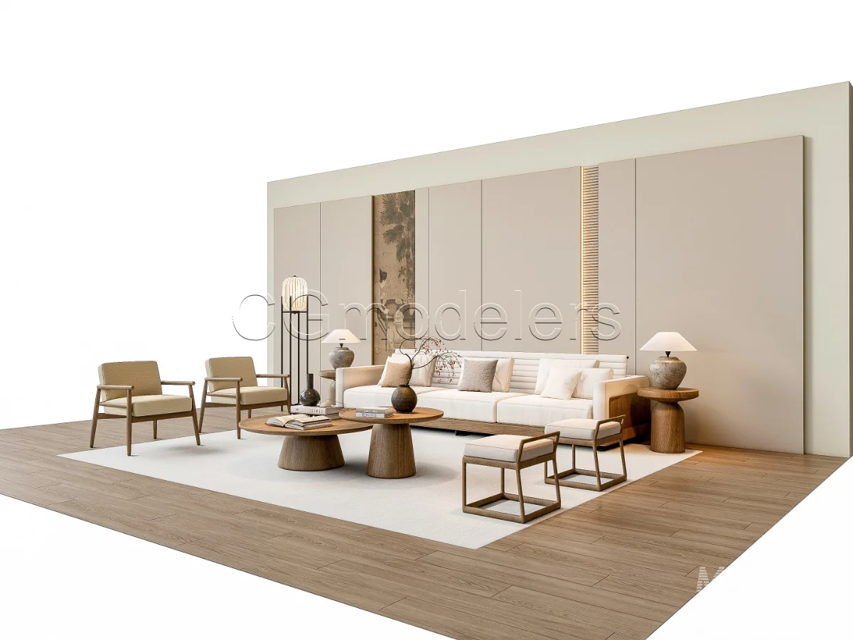 MODERN LUXURY LIVING ROOM SET 2 - Image 19