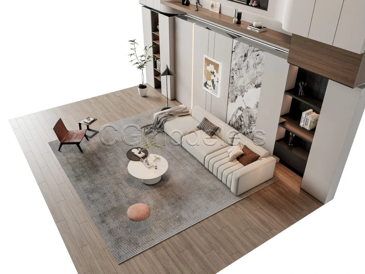MODERN LUXURY LIVING ROOM SET 13 - Image 8