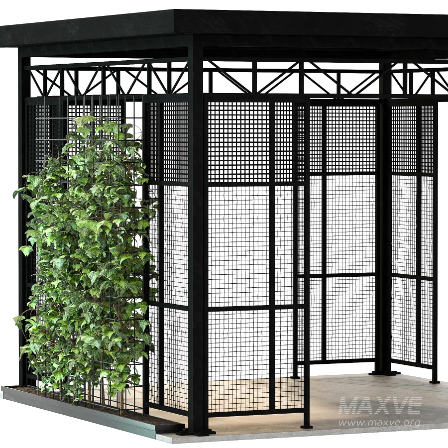 Outdoor Gazebo Metal Pavilion Structure - Image 5