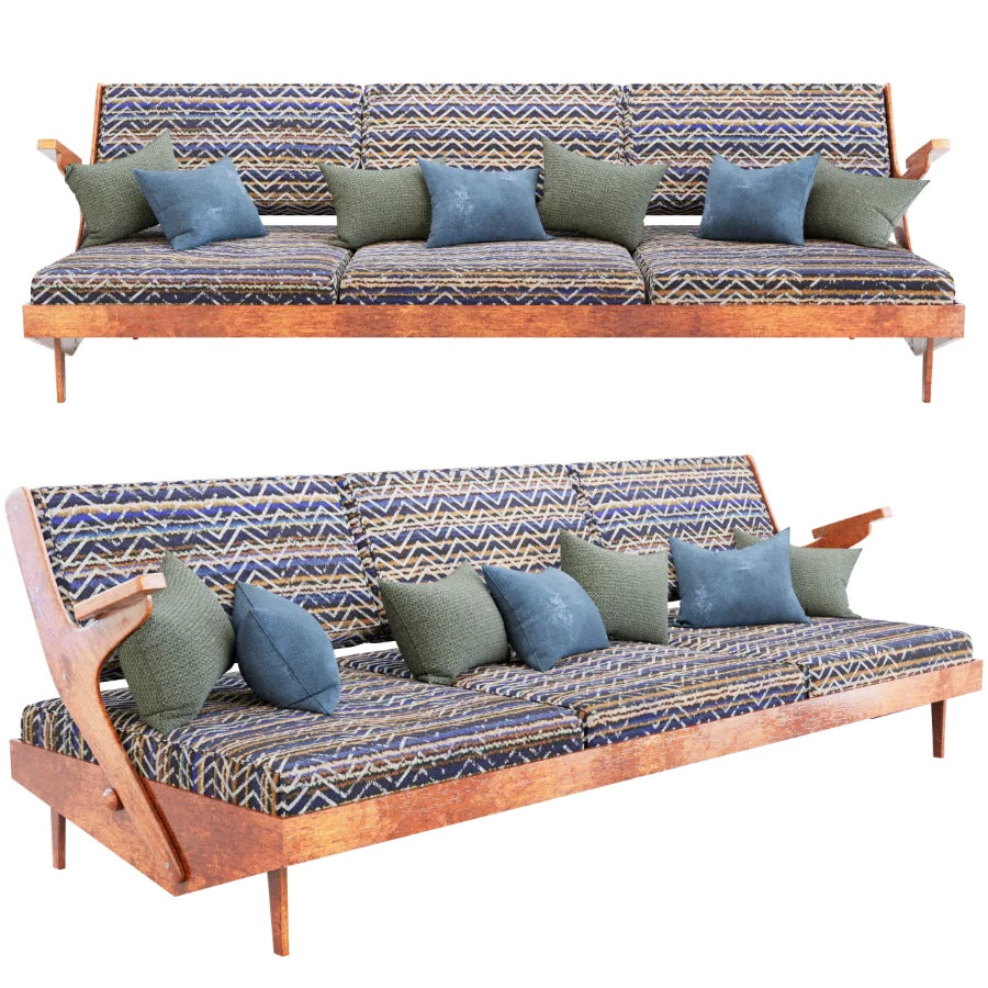 Mid Century ZigZag Lounge Set - Image 5