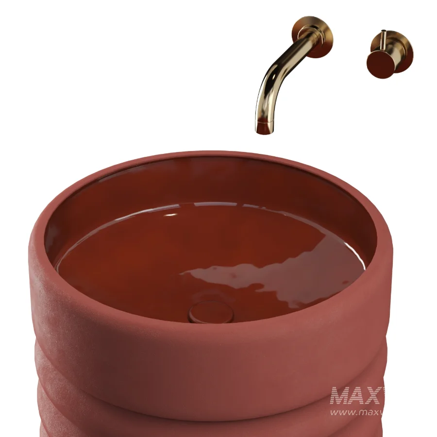 Freestanding Clay Basins FB III | Studio LOHO - Image 1