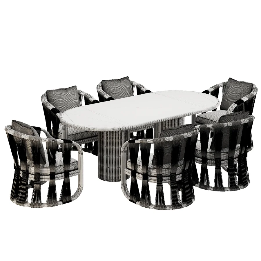 Dinning chair and table379 - Image 3