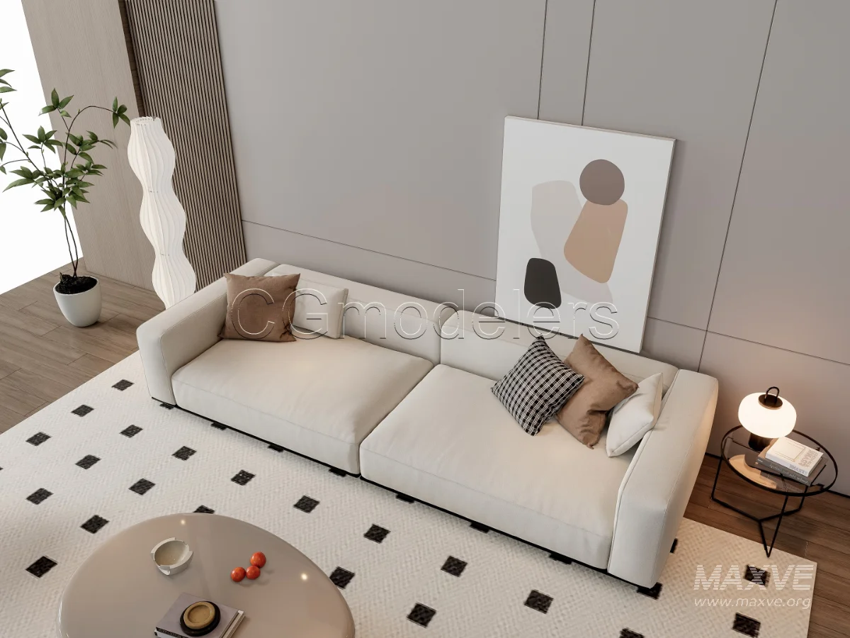 MODERN LUXURY LIVING ROOM SET 19 - Image 15