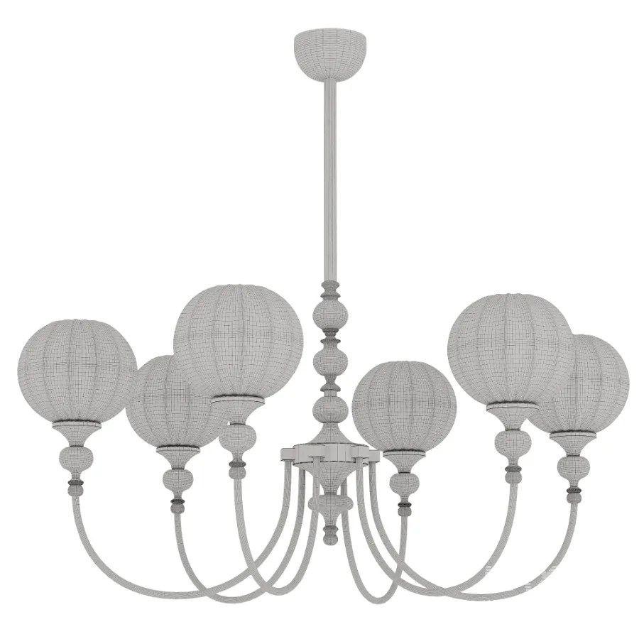 Retro Monique Chandelier - Image 3