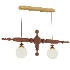 Cambridge Wooden Chandelier - Thumbnail 1