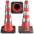Plastic Traffic Cone - Thumbnail 2