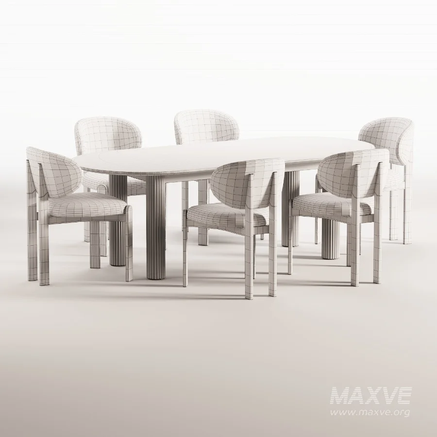 Duende Chair and Dining Table set 14 - Image 4