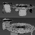 Shark Coffee Tables set by Roche Bobois - Thumbnail 3