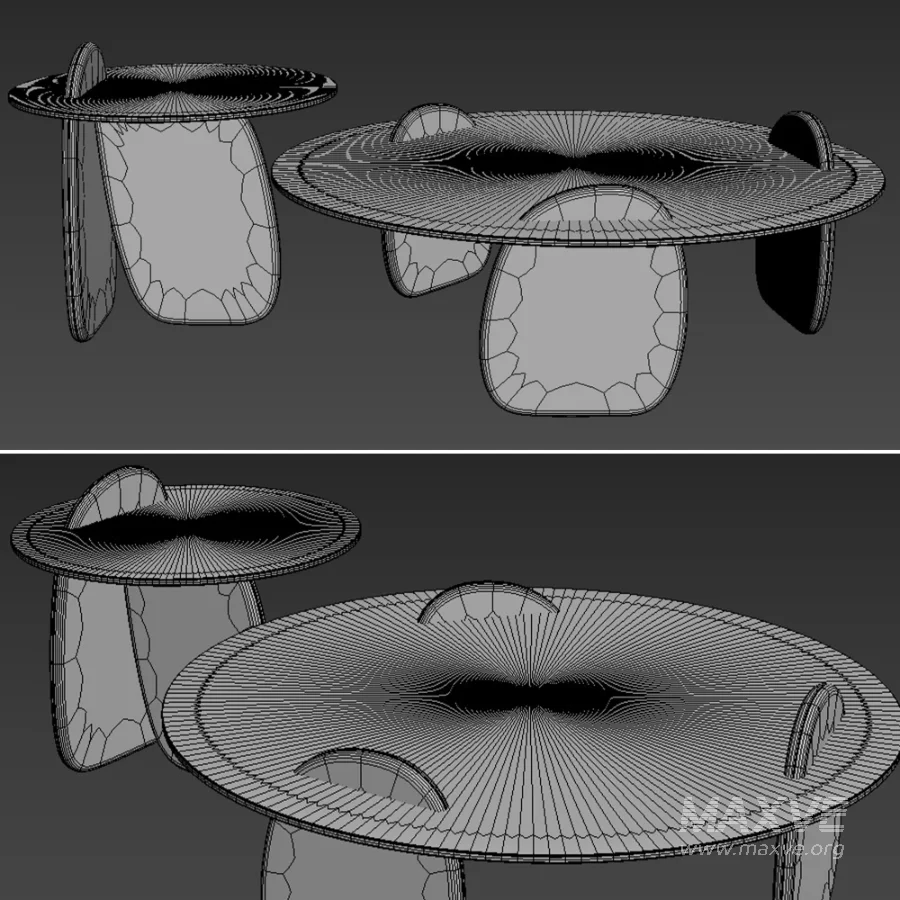 Shark Coffee Tables set by Roche Bobois - Image 3