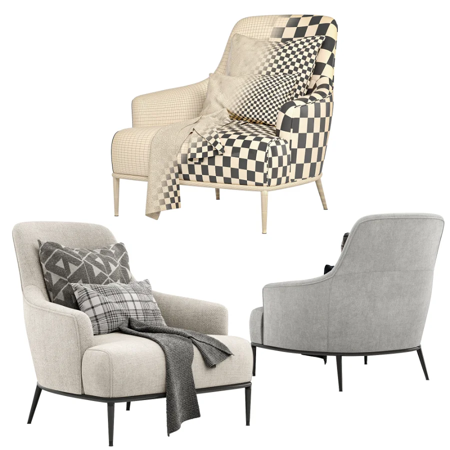 ESME Fabric armchair - Image 2