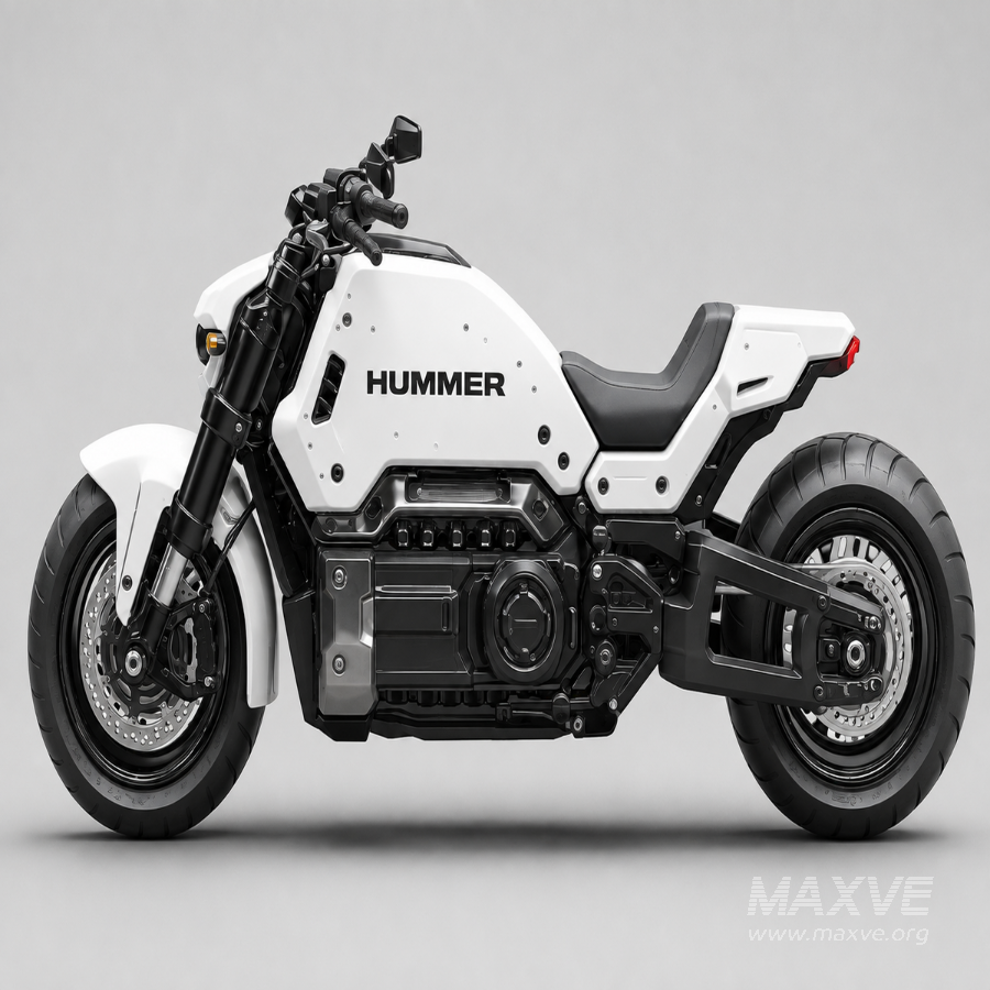 Futuristic Heavy-Duty Electric Motorcycle - Image 2