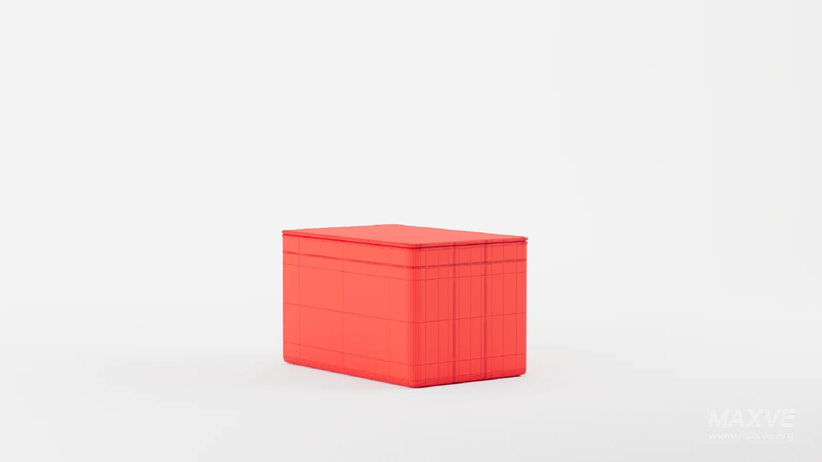 Modern Weave Lidded Storage Basket - Image 2