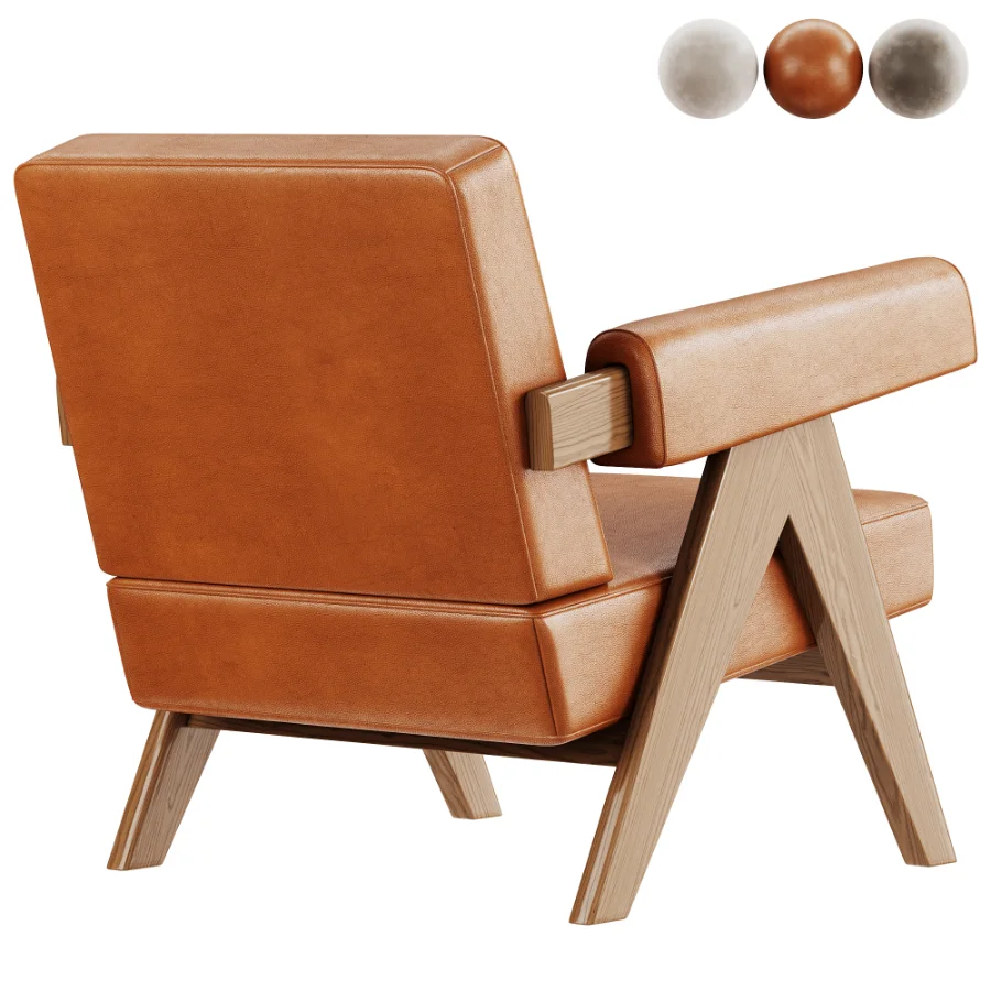 Capitol Complex Armchair by Pierre Jeanneret - Image 4