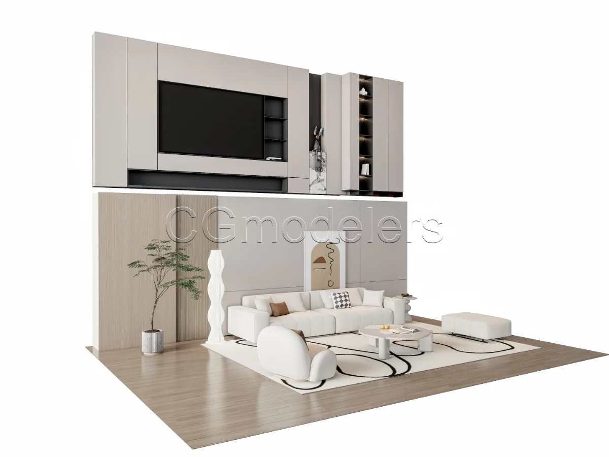 MODERN LUXURY LIVING ROOM SET 15 - Image 13
