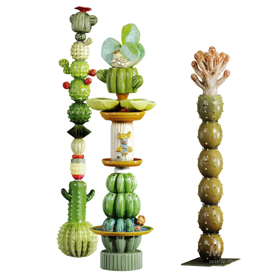Cactus Sculpture set - Image 1