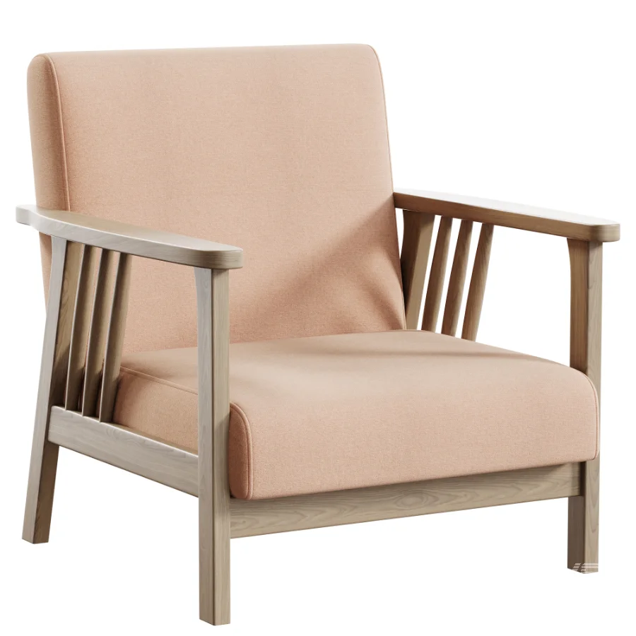 Modern Simple Style Arm Chair - Image 3